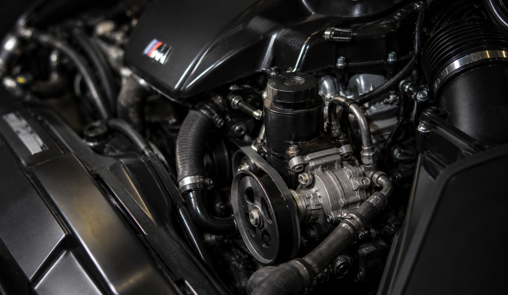 Steering in BMW M3 engine